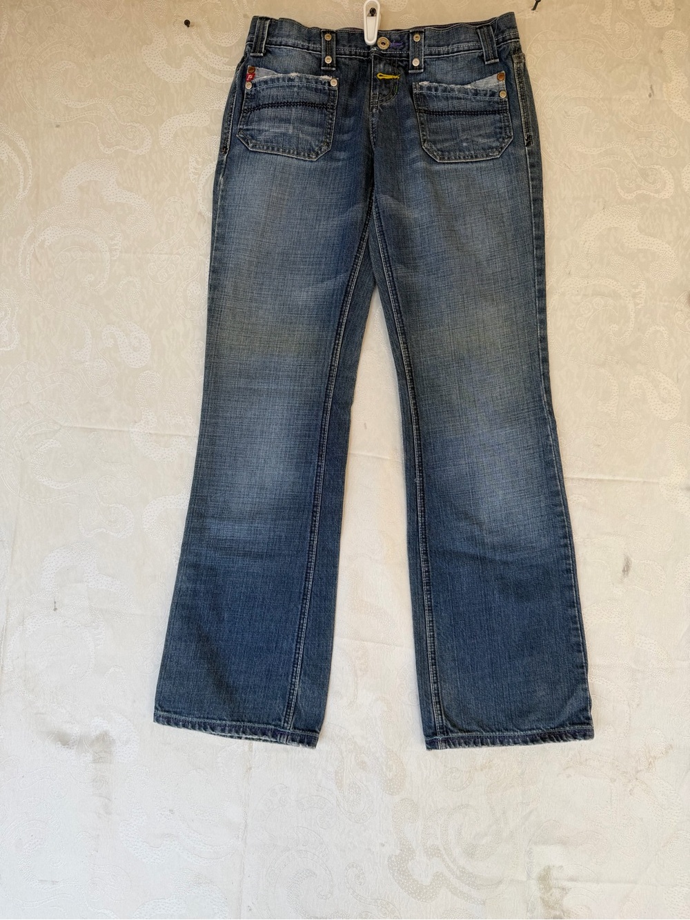 Vintage U.S. Polo Assn. Women's Flare Jeans - Blue Wash